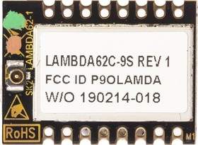 Фото 1/4 LAMBDA62C-9S, LoRa Module Transceiver 915MHz, -148dBm Receiver Sensitivity