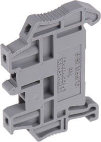 Фото 1/8 3032350, CLIPFIX 35-5 V0 Series End Stop for Use with DIN Rail NS 35/15, DIN Rail NS 35/7.5, FBS5, FBS6, KLM2