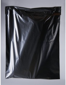 Фото 1/5 Курьерский пакет черный, 300x400+40, 50 мкм, 500 шт. IP00KPKKBL300400.50-500