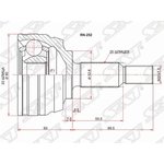 RN-252, Шрус наружный RENAULT DUSTER 10-