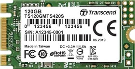 Фото 1/10 TS120GMTS420S, MTS420S M.2 120 GB Internal SSD Hard Drive