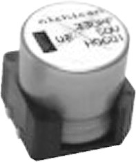 Фото 1/2 220μF Aluminium Electrolytic Capacitor 50V dc, Surface Mount - UUE1H221MNS1MS