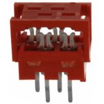 215570-4, 4-Way IDC Connector Plug for Cable Mount, 2-Row