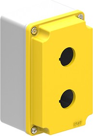 Фото 1/2 LPZM2A5, Yellow Plastic LPZM Empty Control Station - 2 Hole 22.5mm Diameter