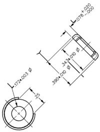 10-15235, Switch Hardware Washer, Brass For BA/BE/BZ, etc