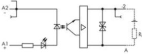 Optocoupler terminal, spring-clamp connection, 0.08-2.5 mm², 30 A, gray, 859-744