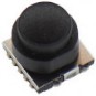 Cap, round, Ø 6.5 mm, (H) 7.5 mm, black, for short-stroke pushbutton Ultramec 6C, 10S09