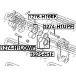 Втулка направляющая передн суппорта HYUNDAI H-1 2015- 1274-H1LOWF