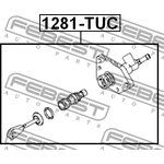 1281-TUC, 1281-TUC_цилиндр сцепления главный!\ Hyundai Tucson 2.0 06-10