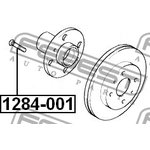 1284-001, Шпилька колёсная