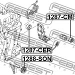 Ролик натяжной комплект HYUNDAI SANTA FE 06 (CM) 2006-2012 FEBEST 1287-CER