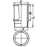 89301110, Гильза цилиндра CITROEN: BERLINGO 1.8 i/1.8 i 4WD 96- ...