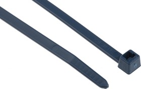 Фото 1/4 111-01666 MCTPP50R-PPMP+-BU, Cable Tie, 200mm x 4.6 mm, Blue Metal Detectable, Pk-100