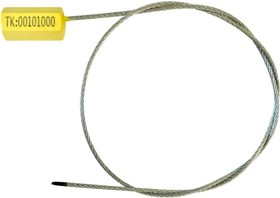 Пломба зпу "тк трос призма" 1,8/500мм, упаковка 100 шт., цвет: желтый 24187
