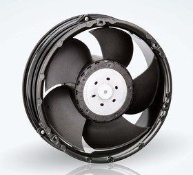 Фото 1/4 6314/2TDHP, 6300 TD - S-Force Series Axial Fan, 24 V dc, DC Operation, 600m³/h, 41W, IP20, 172 x 51mm