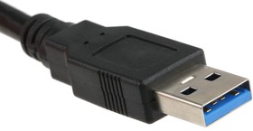 Фото 1/3 11.02.8978-50, USB 3.0 Cable, Male USB A to Female USB A USB Extension Cable, 1.8m