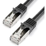 N6SPAT1MBK, Cat6 Male RJ45 to Male RJ45 Ethernet Cable, S/FTP, Black PVC Sheath ...
