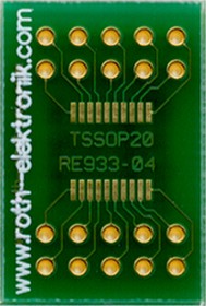Фото 1/2 RE933-04, Double Sided Extender Board Multi Adapter Board FR4 23.5 x 15.88 x 1.5mm