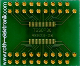 Фото 1/2 RE933-08, Double Sided Extender Board Multi Adapter Board FR4 28.57 x 23.5 x 1.5mm