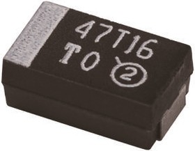 NTP107M6.3TRC(100)F, 100μF Surface Mount Polymer Capacitor, 6.3V dc