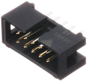 XG4C-1031, Headers & Wire Housings MIL BoxType Plug 10P Straight 1Polarize