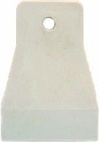 Резиновый шпатель белый, 40 мм 3080069
