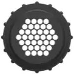 Plug housing, 37 pole, crimp connection, screw locking, straight, 206150-1
