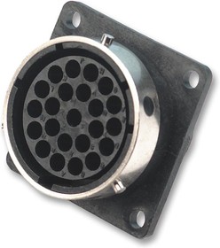 TR1823RFH1NB, Круглый разъем, Серия Trident Ringlock, Гнездо с Монтажом в Панель, 23 контакт(-ов)