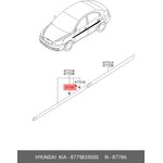 8775835000, Клипса пластмассовая Hyundai: Accent 95 , Tucson 04
