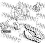 Ролик натяжной BMW X5 E53 1999-2006 FEBEST 1987-E46