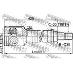 2111-FUSATRH, 2111-FUSATRH_ШРУС внутренний правый с валом!21X38X22\ Ford Fusion ...