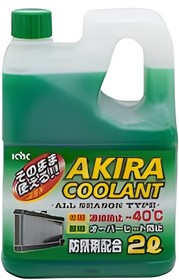 52-036, Антифриз готовый Akira Coolant -40°C LLC 52%, зеленый 2л