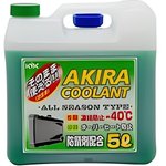 55-006, Антифриз готовый Akira Coolant -40°C LLC 52%, зеленый 5л