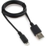Кабель USB AM/Lightning, 1 м, черный, CC-USB-AP2MBP