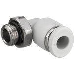 2122006180, QR1-S-RVT Series Elbow Fitting, G 1/8 Male to Push In 6 mm ...