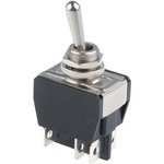 Y22CP, Toggle Switch, Panel Mount, On-On, DPDT, Tab Terminal