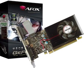 Фото 1/8 Видеокарта AFOX GT730 2GB DDR3 PCI-E2.0 2ГБ DDR3, 128 бит, DVI-I, HDMI, VGA (D-Sub), GPU 700 МГц