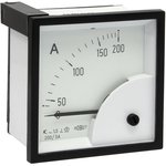 D72SD5A/0-200A, D72SD Analogue Panel Ammeter 0/200A For 200/5A CT AC ...