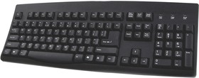 KYBAC260UP-BKUS, Wired USB Keyboard, QWERTY (US), Black