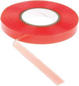 Фото 1/2 HB397F-19, HB397F Transparent Double Sided Polyester Tape, 0.23mm Thick, 15.6 N/cm, PET Backing, 19mm x 50m