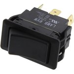 RVW4GD1100, Rocker Switches 20A 125VAC 6.3mm Tab On-On2 Pole