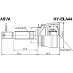 HY-ELA44, ШРУС наружный 30x50x25