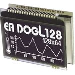 EA DOGL128S-6, Дисплей: LCD, графический, 128x64, FSTN Negative, черный, PIN: 20