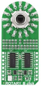MIKROE-1824, Rotary B Click Incremental Encoder and LED Module 5V
