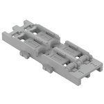 0221-2532, MOUNTING CARRIER, 2POS, DIN35 RAIL, GREY