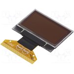 DEP 128064C1-Y, Дисплей OLED, графический, 1", 128x64, Размер окна 21,74x10,86мм
