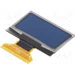 DEP 128064D-Y, Дисплей OLED, графический, 1,28", 128x64, Разм 34,5x23x1,65мм