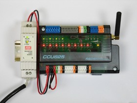 CCU825-HOME/D-E011/AE-PC (DIN) GSM сигнализация 16 входов