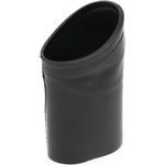 222D232-25-22-0, Heat Shrink Molded Boot RA Fluid Resistant Modified Elastomer Black