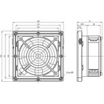 00000078913, KIPVENT-200.01.230 Решетка вентиляционная впускная с фильтром и ...